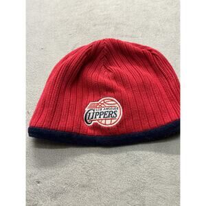 Los Angeles Clippers Hat Cap Strap Back Mens Red Navy NBA Basketball Nike Beanie